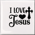 Fridge Magnet  - I love Jesus