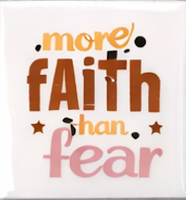 Fridge magnet - More Faith Than Gear